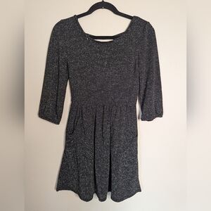 Lily Rose Black Long Sleeve Dress Size S